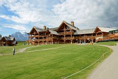 02 Lake Louise Ski Lodge With Mount Temple In Summer.jpg
